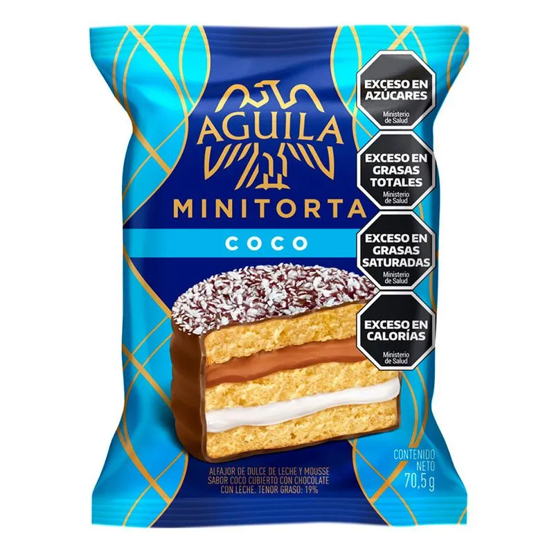 ALF. MINITORTA COCO X 70.5 G ALF. MINITORTA COCO X 70.5 G - Imagen 1