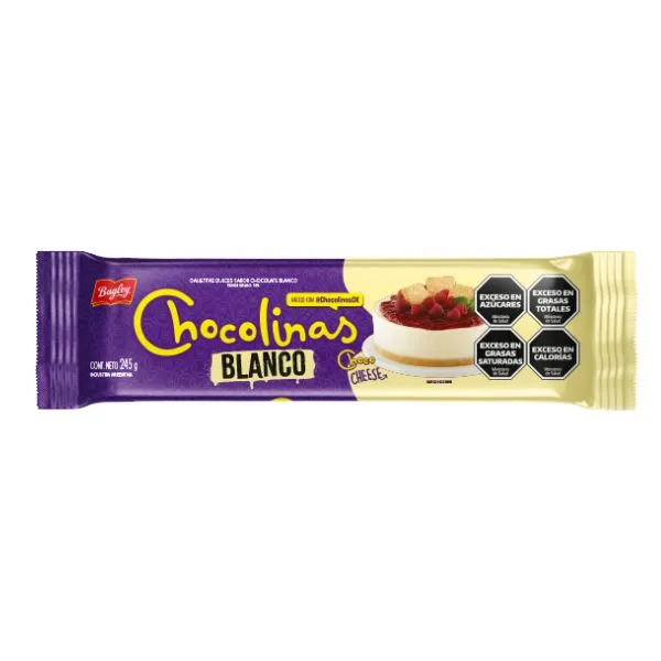 CHOCOLINAS BLANCO X 245 GR CHOCOLINAS BLANCO X 245 GR - Imagen 1