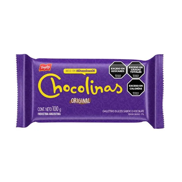 CHOCOLINAS X 100 GR CHOCOLINAS X 100 GR - Imagen 1