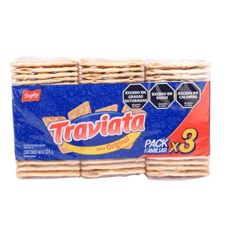 GALLETITAS TRAVIATA X 303G TRIPACK GALLETITAS TRAVIATA X 303G TRIPACK - Imagen 1