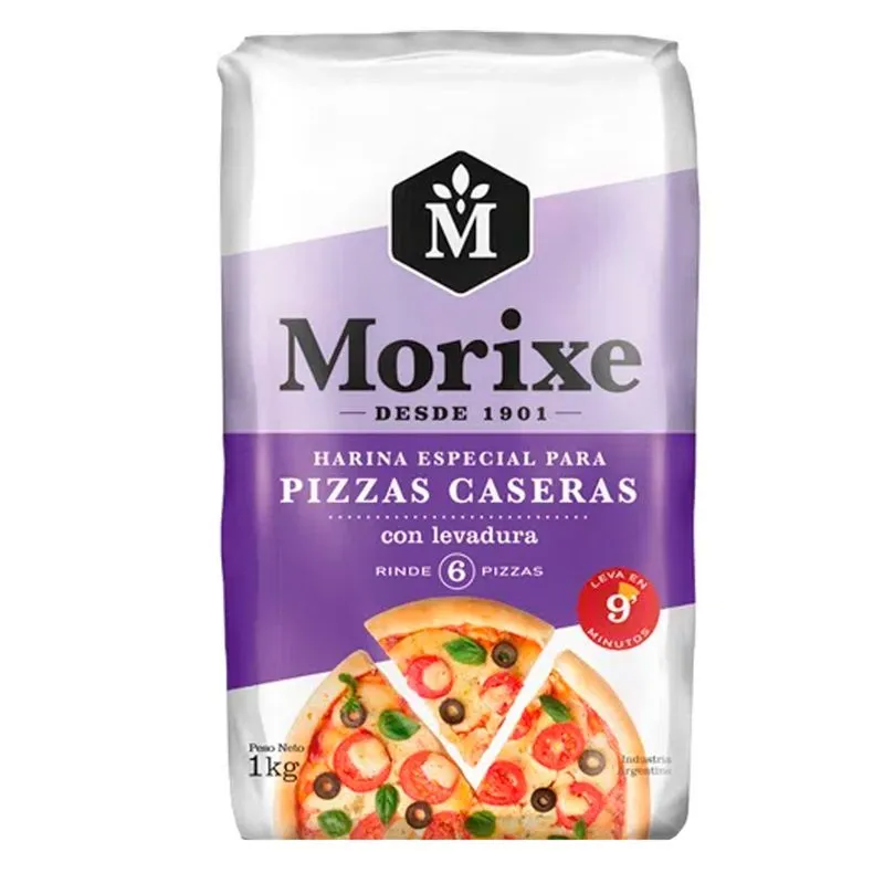 HARINA MORIXE PARA PIZZA X 1 KG HARINA MORIXE PARA PIZZA X 1 KG - Imagen 1