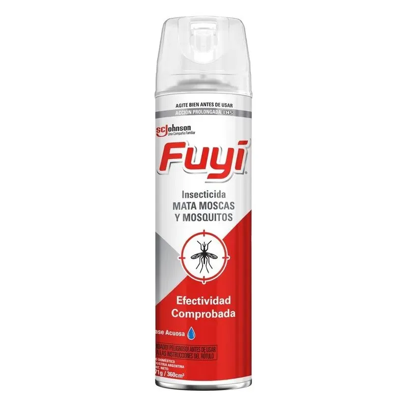 Insecticida Fuyi Mata Moscas y Mosquitos Aero x 36 Insecticida Fuyi Mata Moscas y Mosquitos x 360cc - Imagen 1