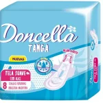 TOALLITAS FEMENINAS DONCELLA TANGA C/ALAS 8