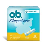 TAMPONES OB SIEMPRE LIBRE MEDIO X 8 U