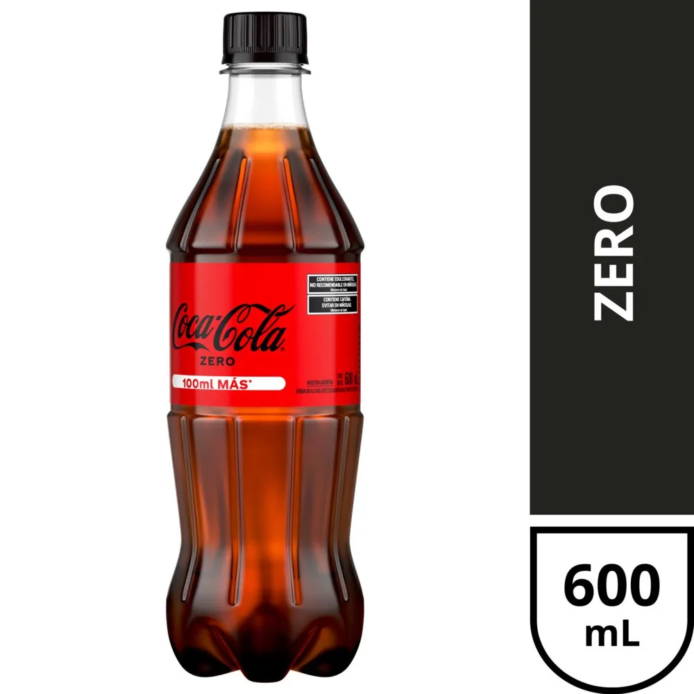 Coca Cola Zero x 600ml Coca Cola Zero x 600ml - Imagen 1