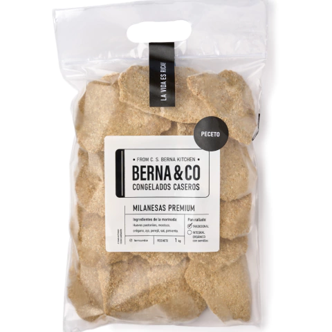 Milanesas de Peceto BERNA & CO. x 1Kg Milanesas de Peceto BERNA & CO. x 1Kg - Imagen 1