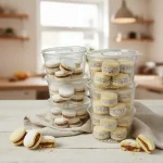 Mini Alfajores Manteca y DDL COPPELIA x Pote
