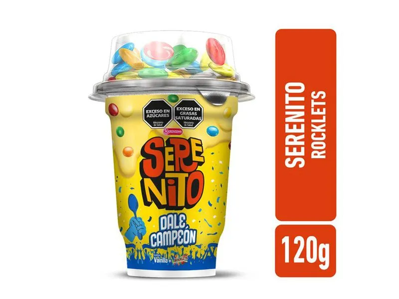 Postre Vainilla Con Rocklets SERENITO x 120gr Postre Vainilla Con Rocklets SERENITO x 120gr - Imagen 1
