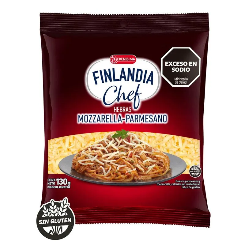 Queso En Hebras LS FINLANDIA Mozzarella Parmesano Queso En Hebras LS FINLANDIA Mozzarella Parmesano - Imagen 1